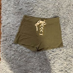 Brand New, with Tags and Never Worn Dance & Marvel Lace up Front Shorts. Size: M